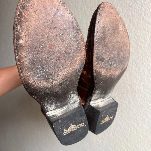 Old Gringo Embroidered Brown Leather Boots - Picture 5 of 6